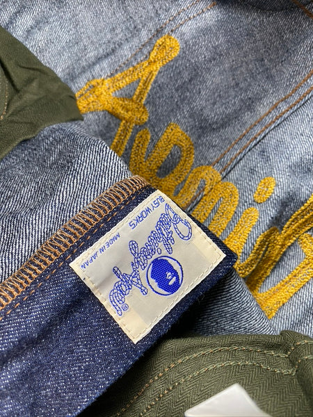 BAPE OG "Ape shall never kill ape" Indigo Denim Jean