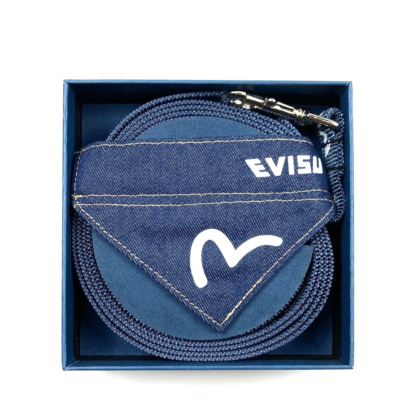 Evisu Dog Denim Collar/Leash