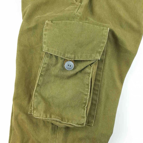 Kapital M65 Mustard Green Cargo Flare Pant