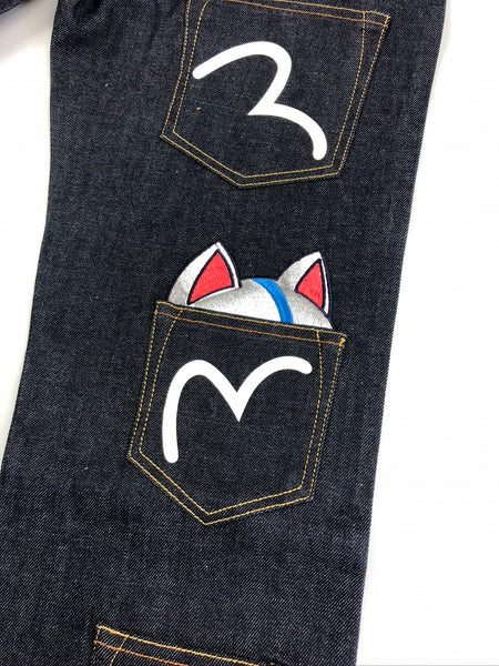 Evisu Tengu Multi-Pockets Denim Jean