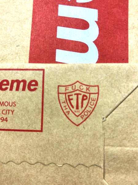 Supreme FTP Alcohol Paper Bag