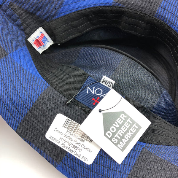 Noah Denim Buffalo Plaid Crusher Bucket Hat