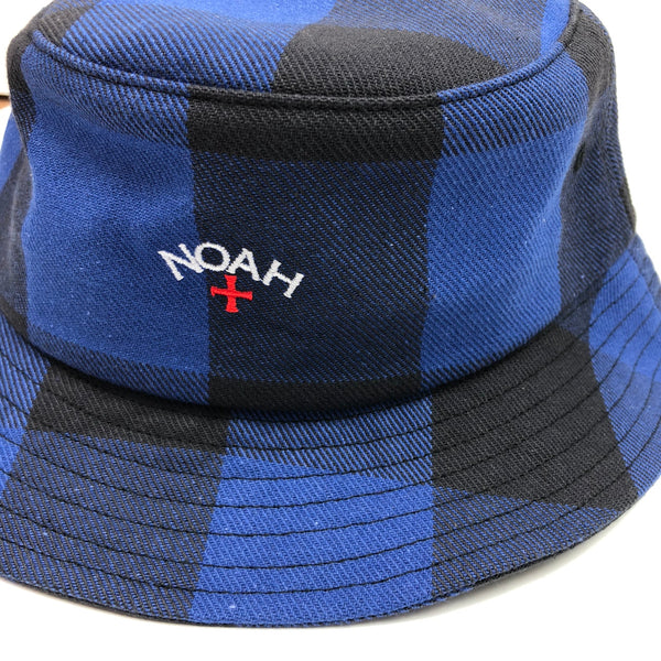 Noah Denim Buffalo Plaid Crusher Bucket Hat