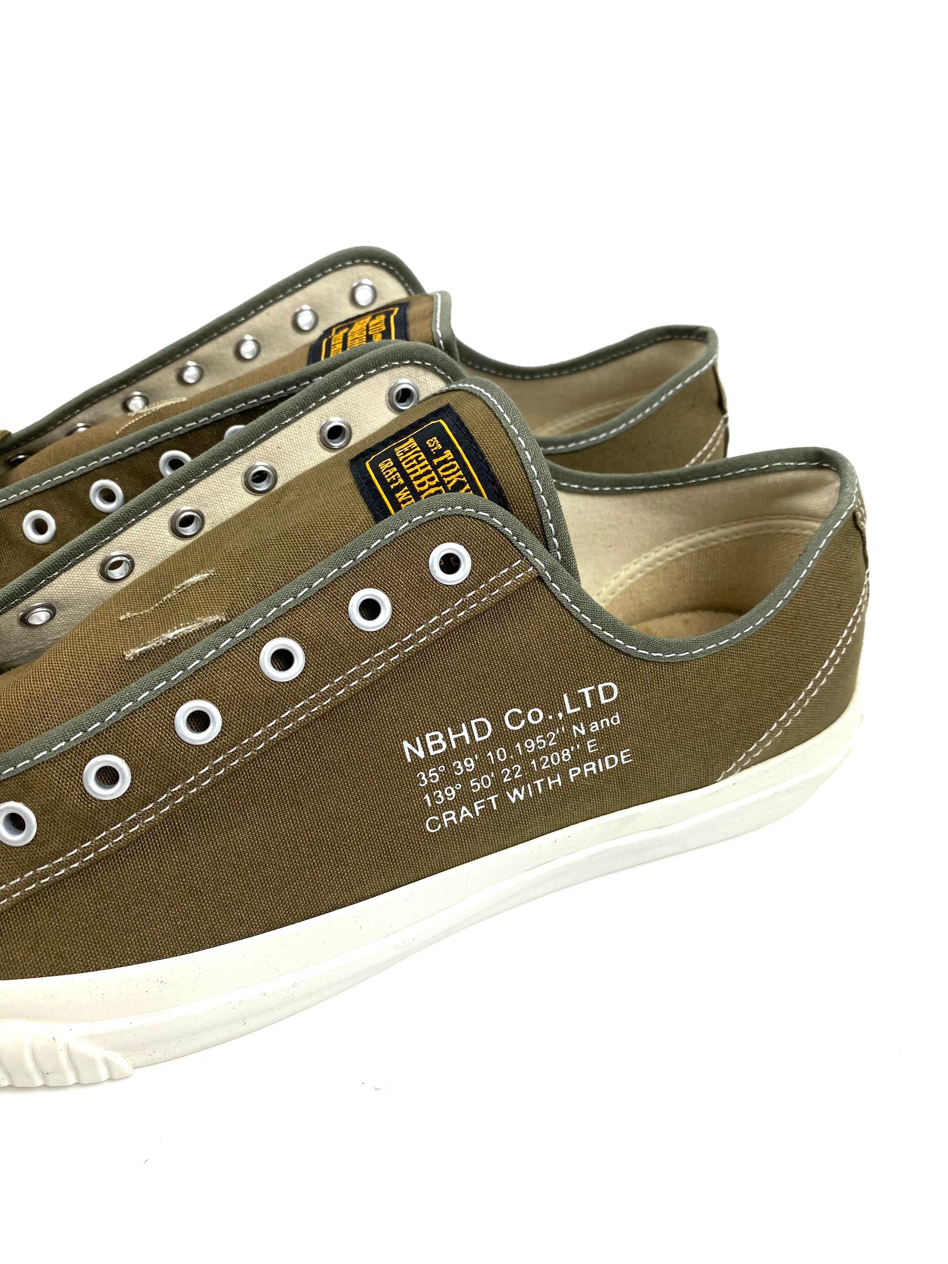 NEIGHBORHOOD Army Green G.R Sneaker