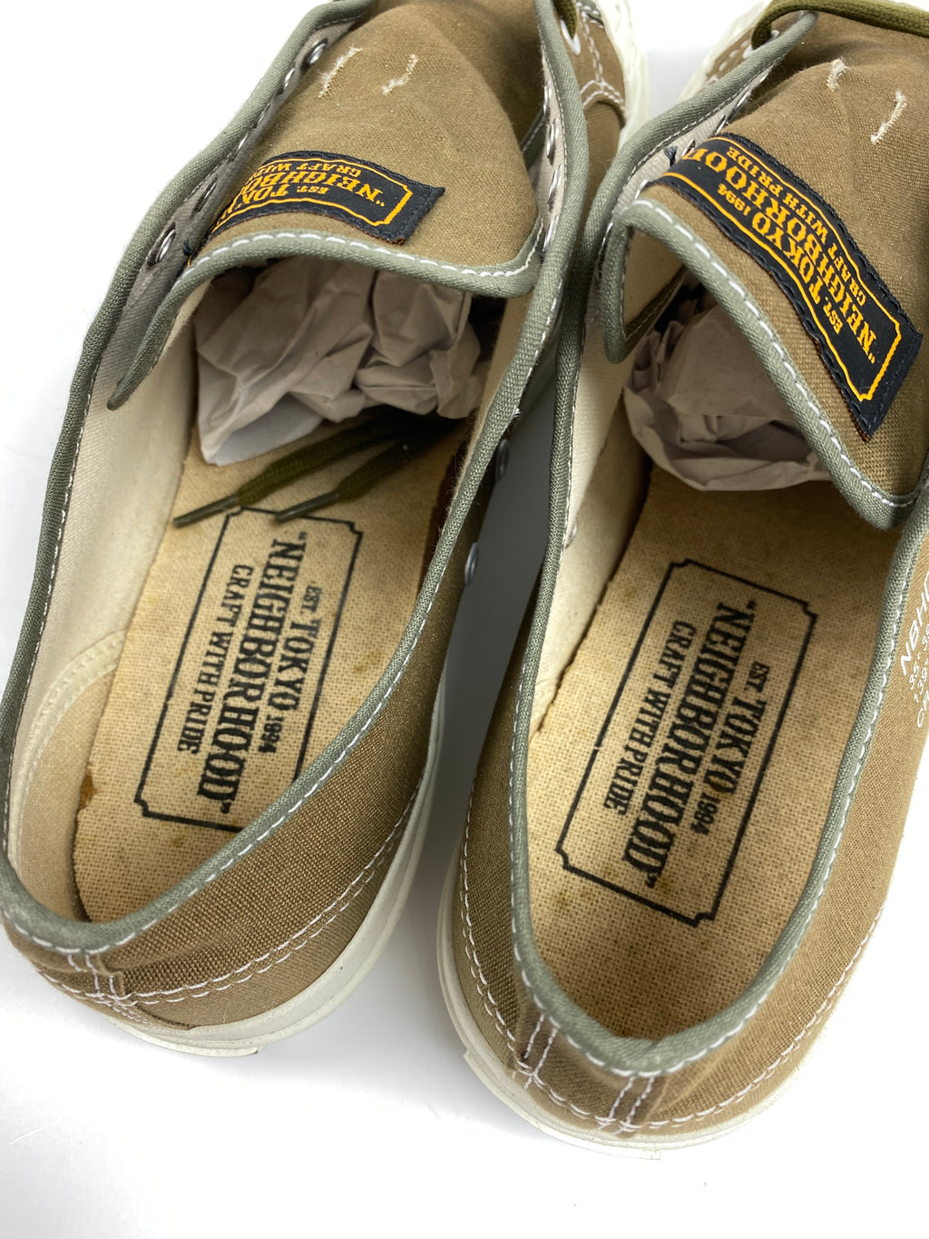 NEIGHBORHOOD Army Green G.R Sneaker