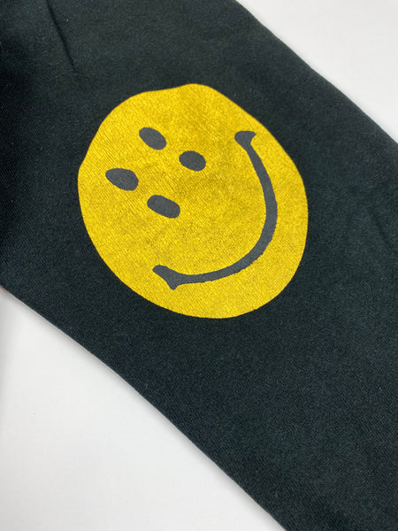 Kapital  Smiley Face  Black Crewneck