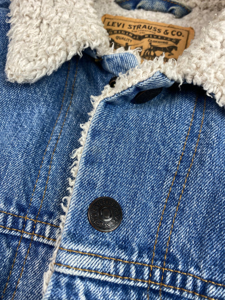 Levi's Vintage Sherpa Washed Denim Jacket