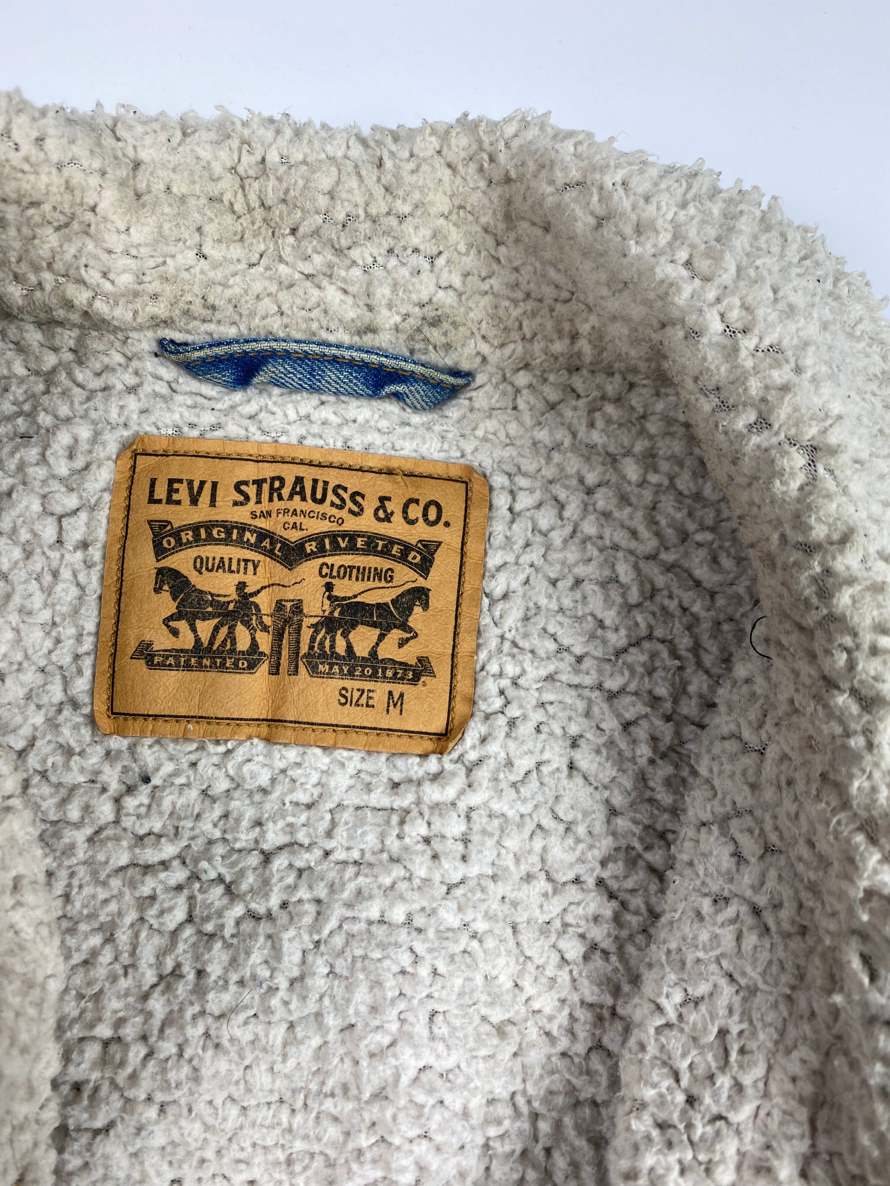 Levi's Vintage Sherpa Washed Denim Jacket
