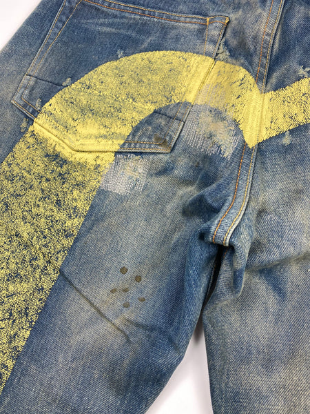 Evisu Daicock Washed Denim Jean