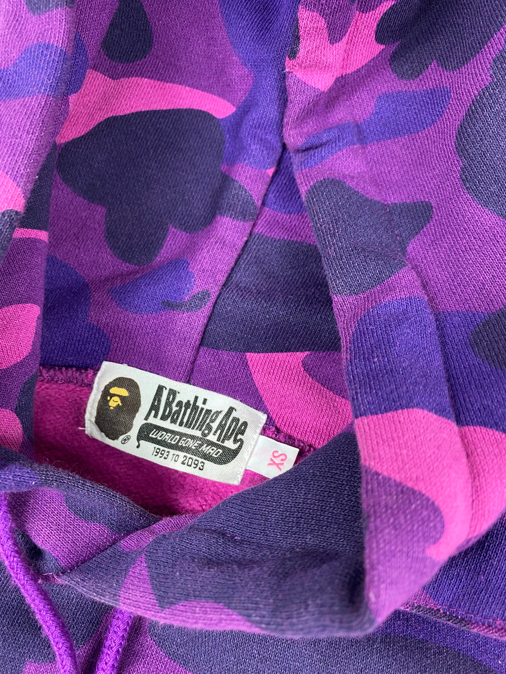 BAPE Purple Camo Hoodie