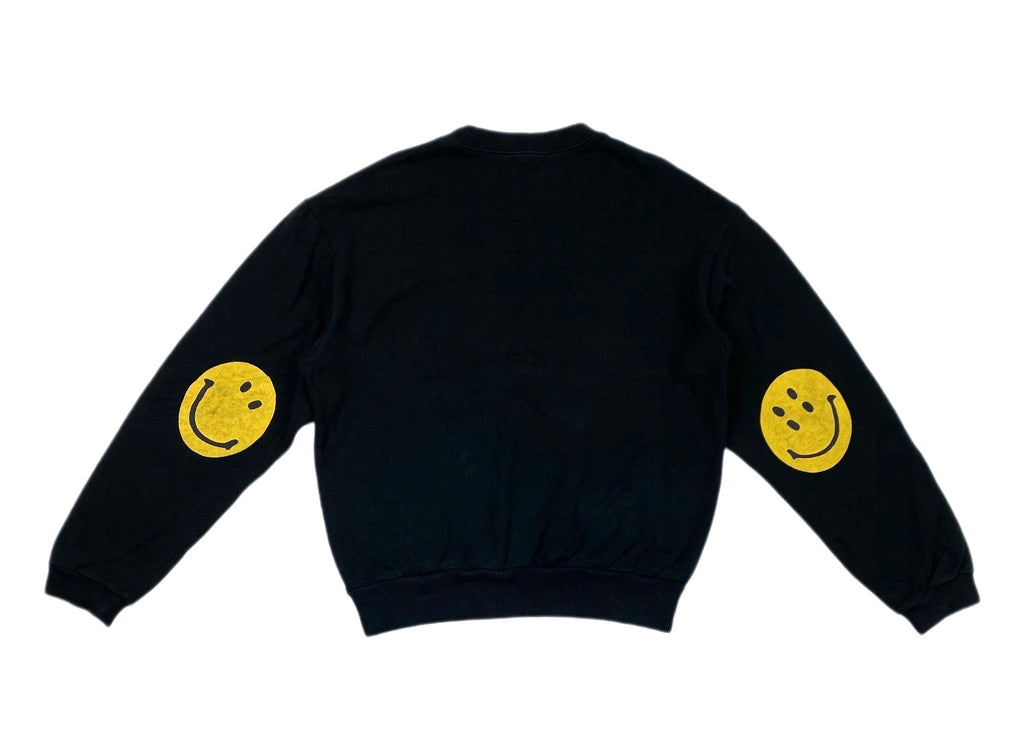 Kapital  Smiley Face  Black Crewneck