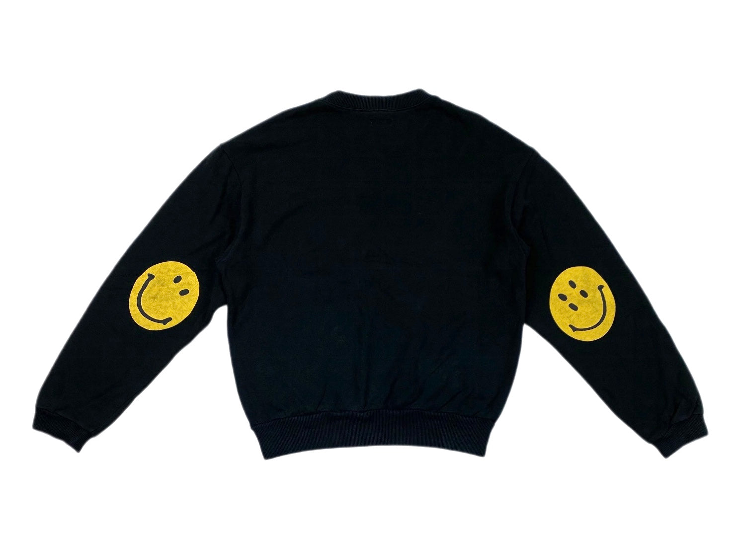 Kapital  Smiley Face  Black Crewneck