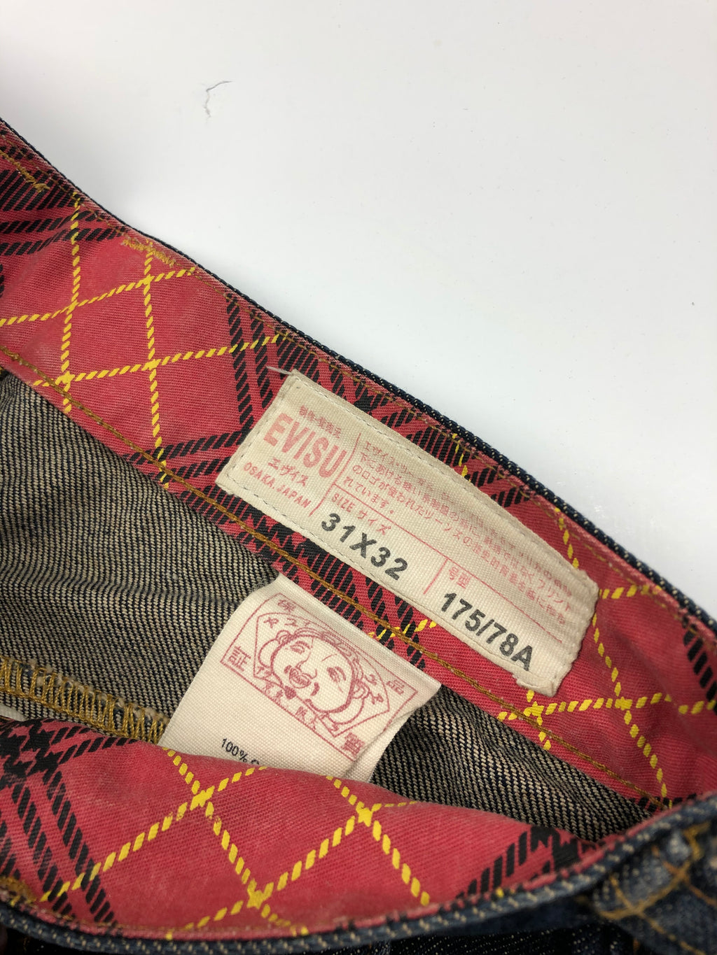 Evisu Multi-Pocket Raw Denim Jean