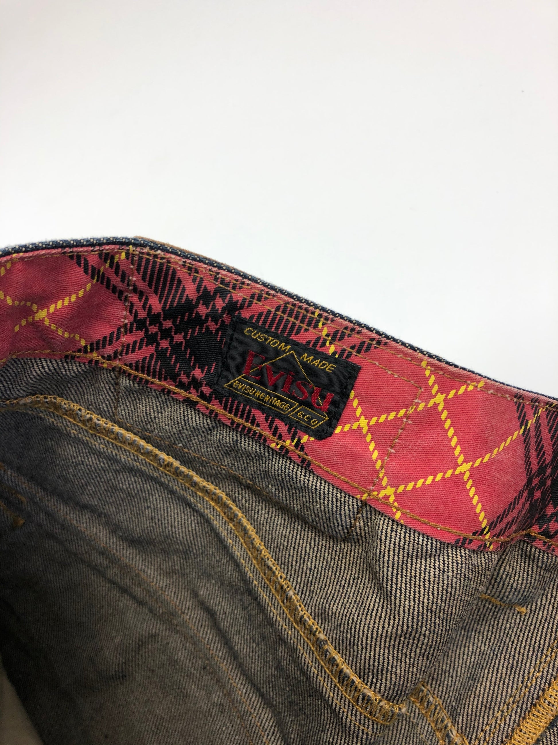 Evisu Multi-Pocket Raw Denim Jean