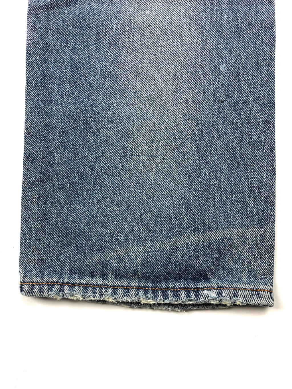 Evisu White Splashed Washed Denim Jean