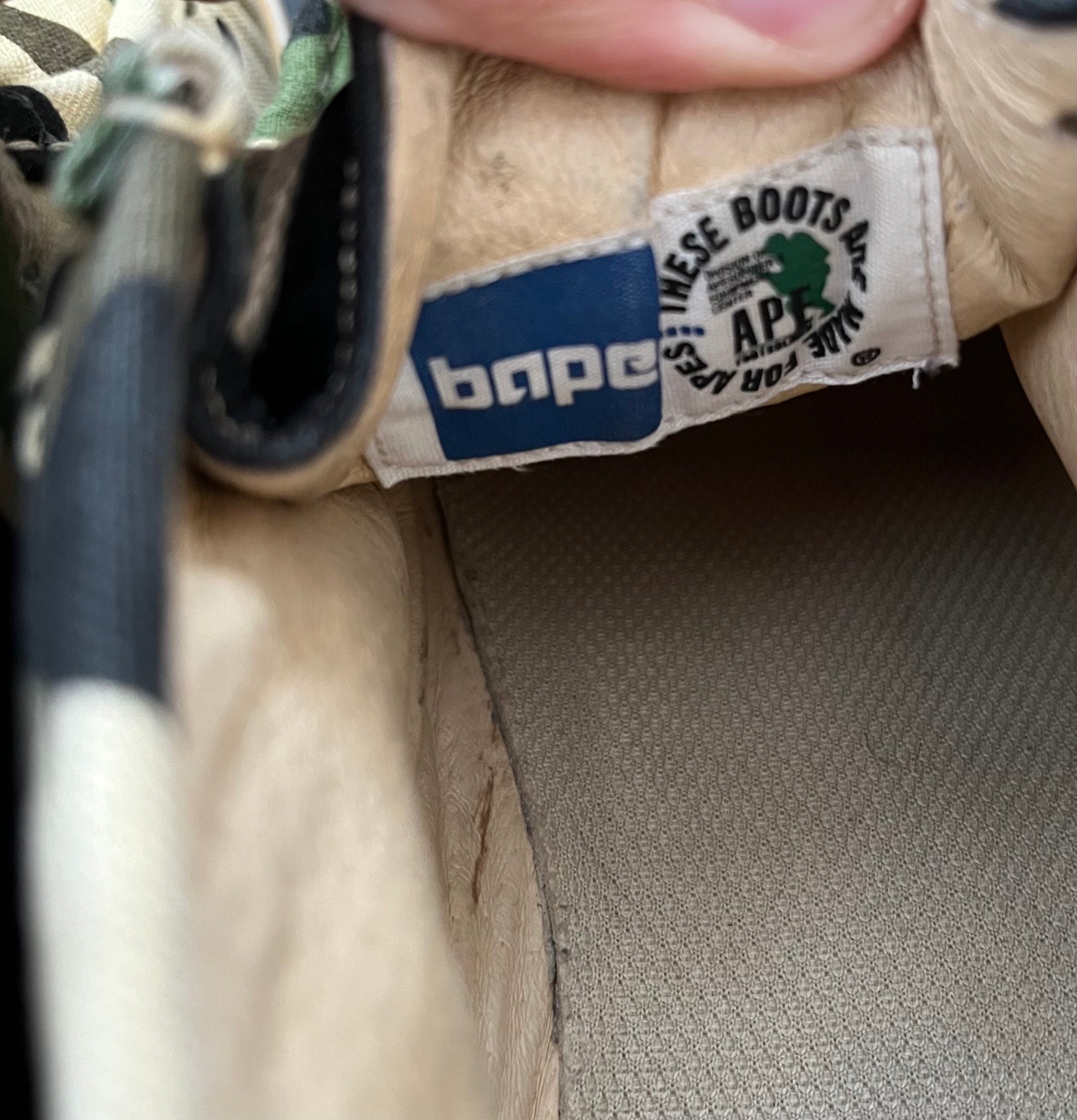 BAPE Manhunt OG Camo Boot