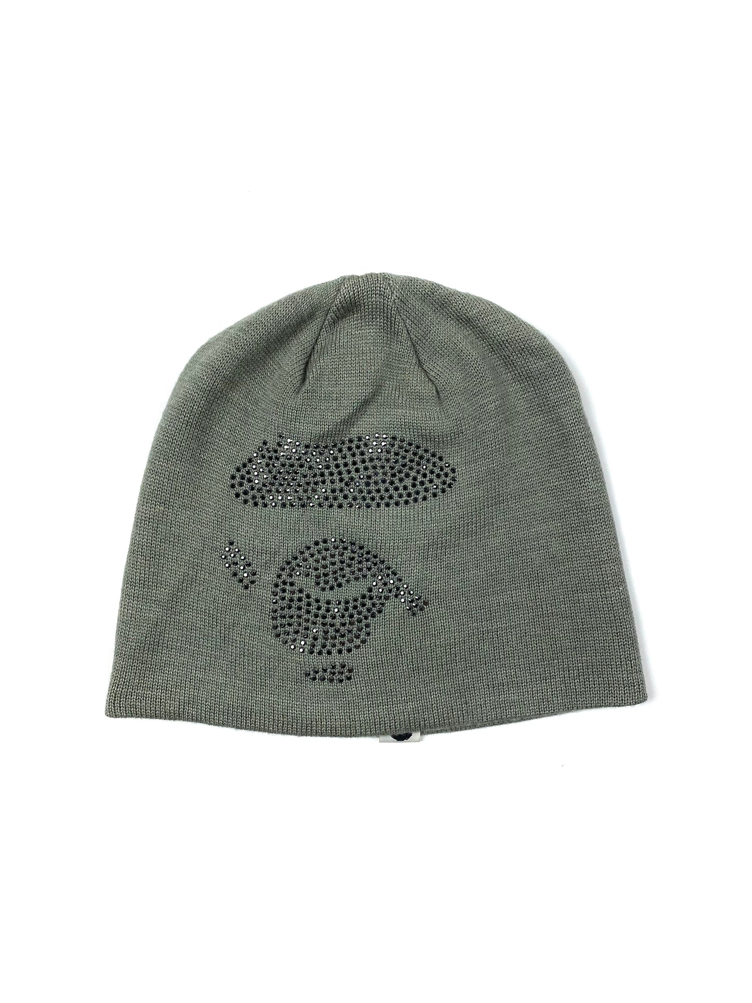 BAPE OG Ape Head Swarovski Gray Beanie – VV department