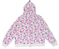 BAPE Kanazawa City Pink Camo Full Zip Hoodie