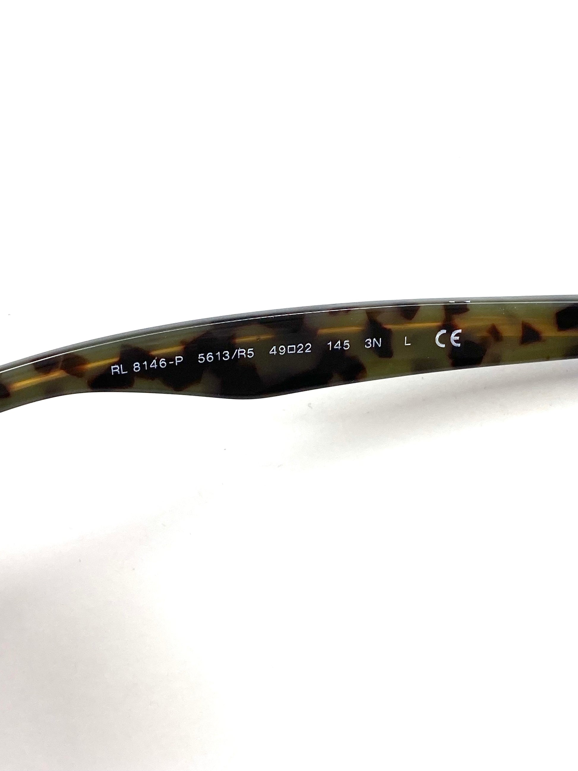 Ralph Lauren Purple Label Keyhole Tortoise Sunglasses