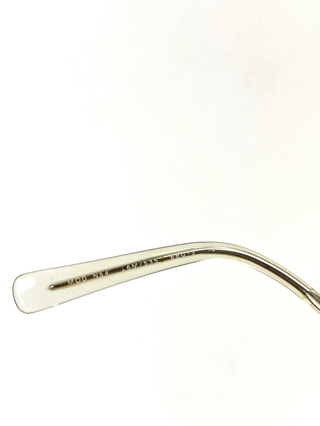 VERSACE Vintage Light Gey Lenses Metal Sunglasses