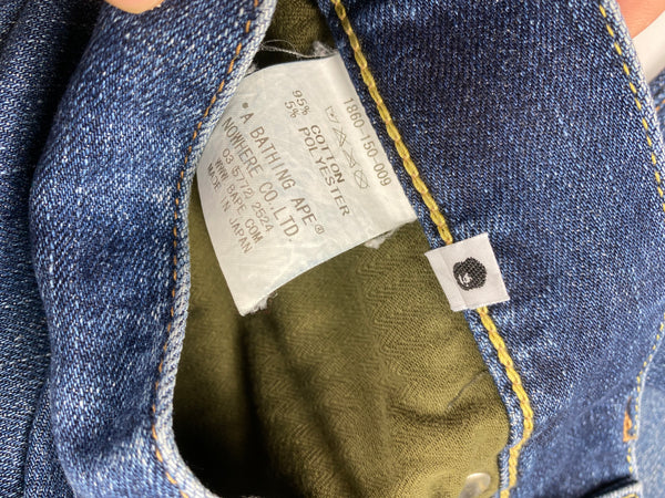 BAPE OG Star Indigo Denim Jean