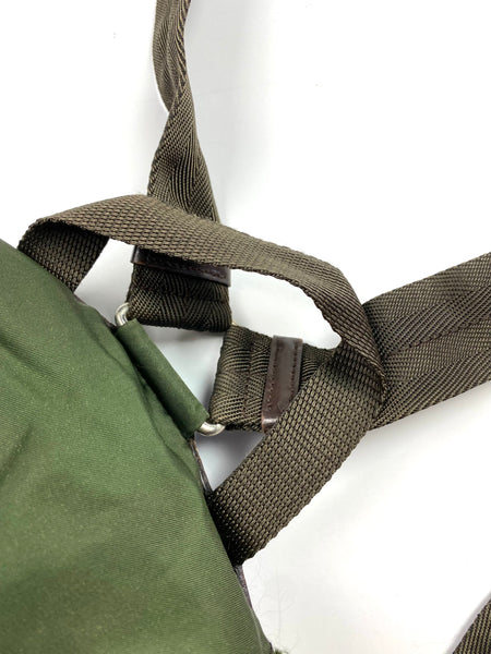 PRADA Vintage Tessuto Nylon Olive Backpack