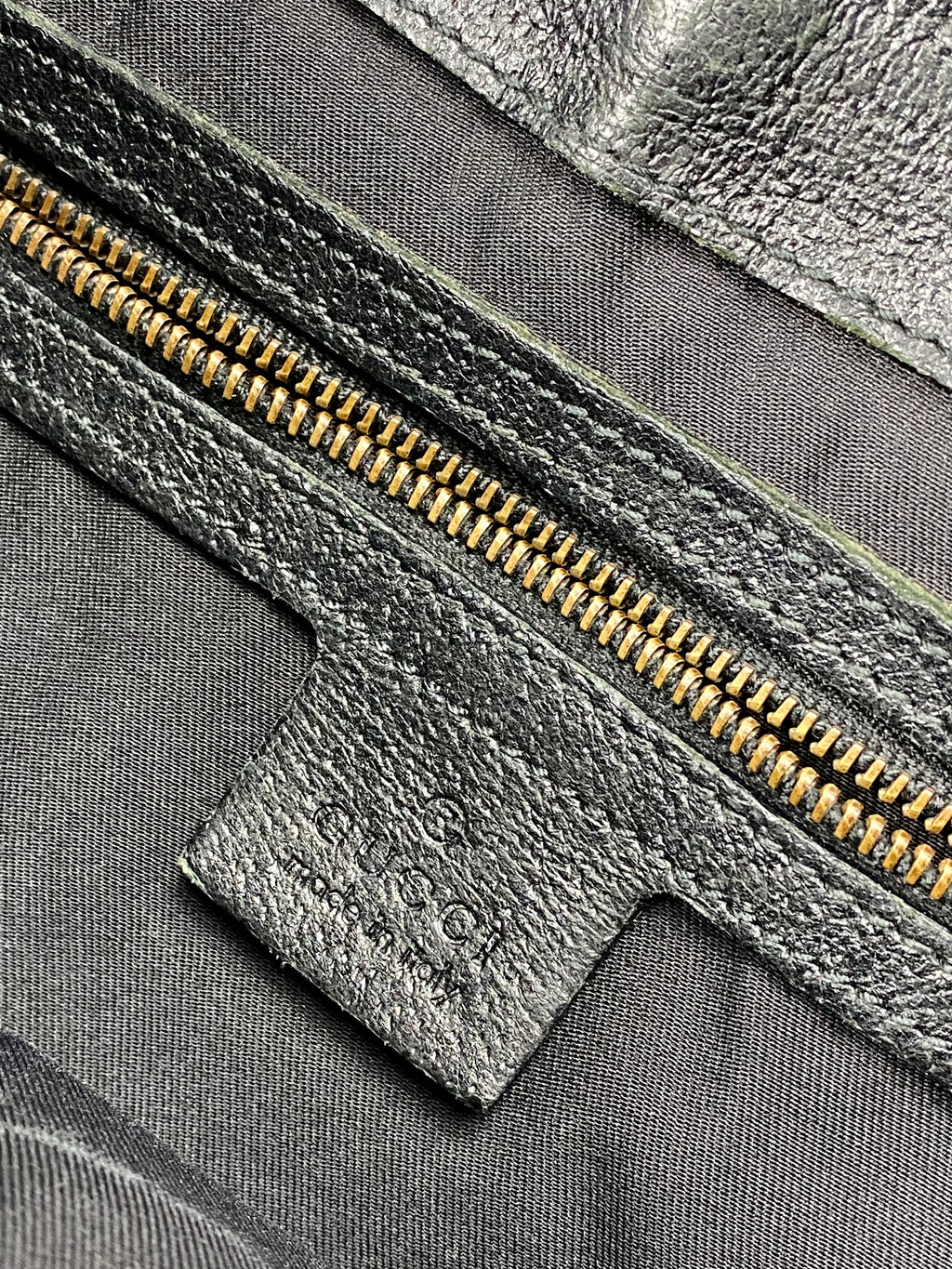 Gucci Leather Monogram Bag