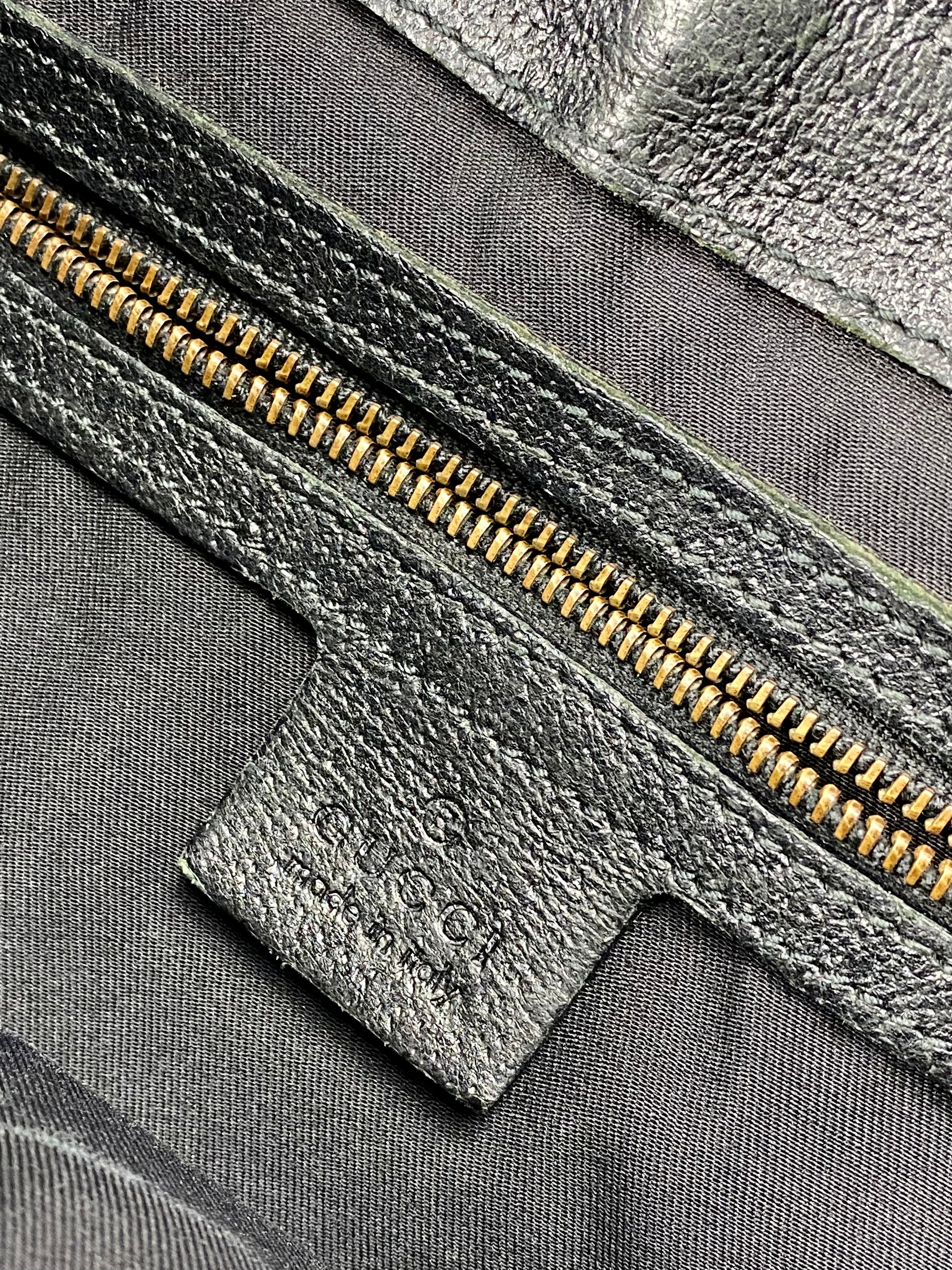 Gucci Leather Monogram Bag