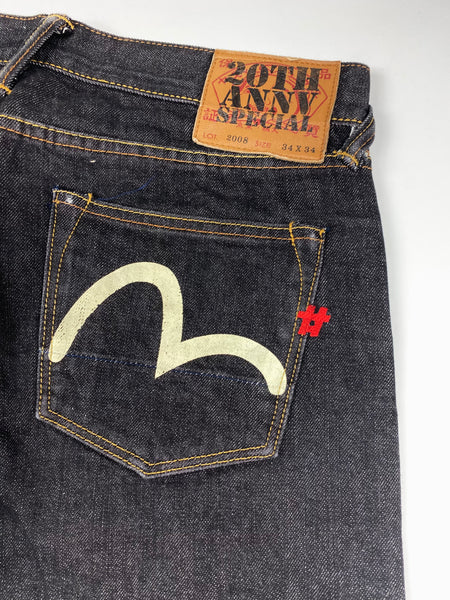 Evisu 20th Anniversary Raw Denim Jean