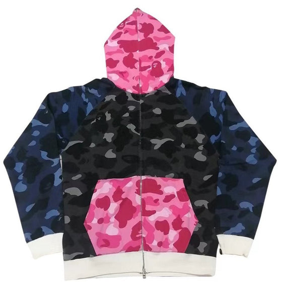 BAPE OG Multi-Camo Patch Full Zip Hoodie