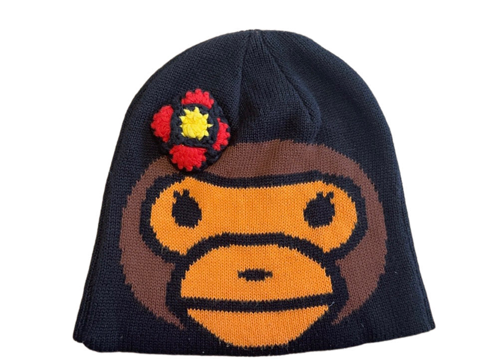 BAPE OG Milo Lisa Bear Double Sided Beanie
