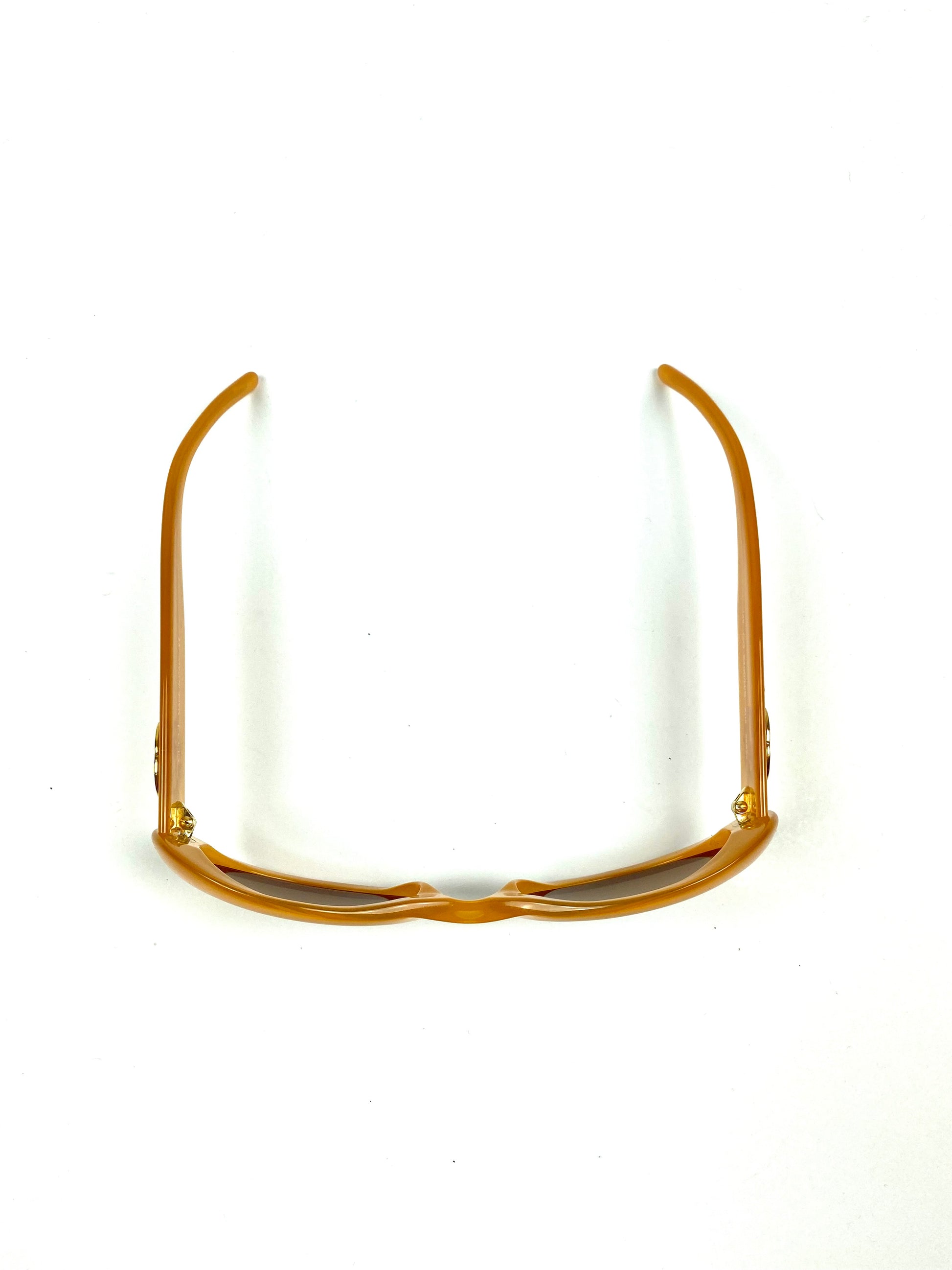 Gucci Vintage Amber Oval Sunglasses