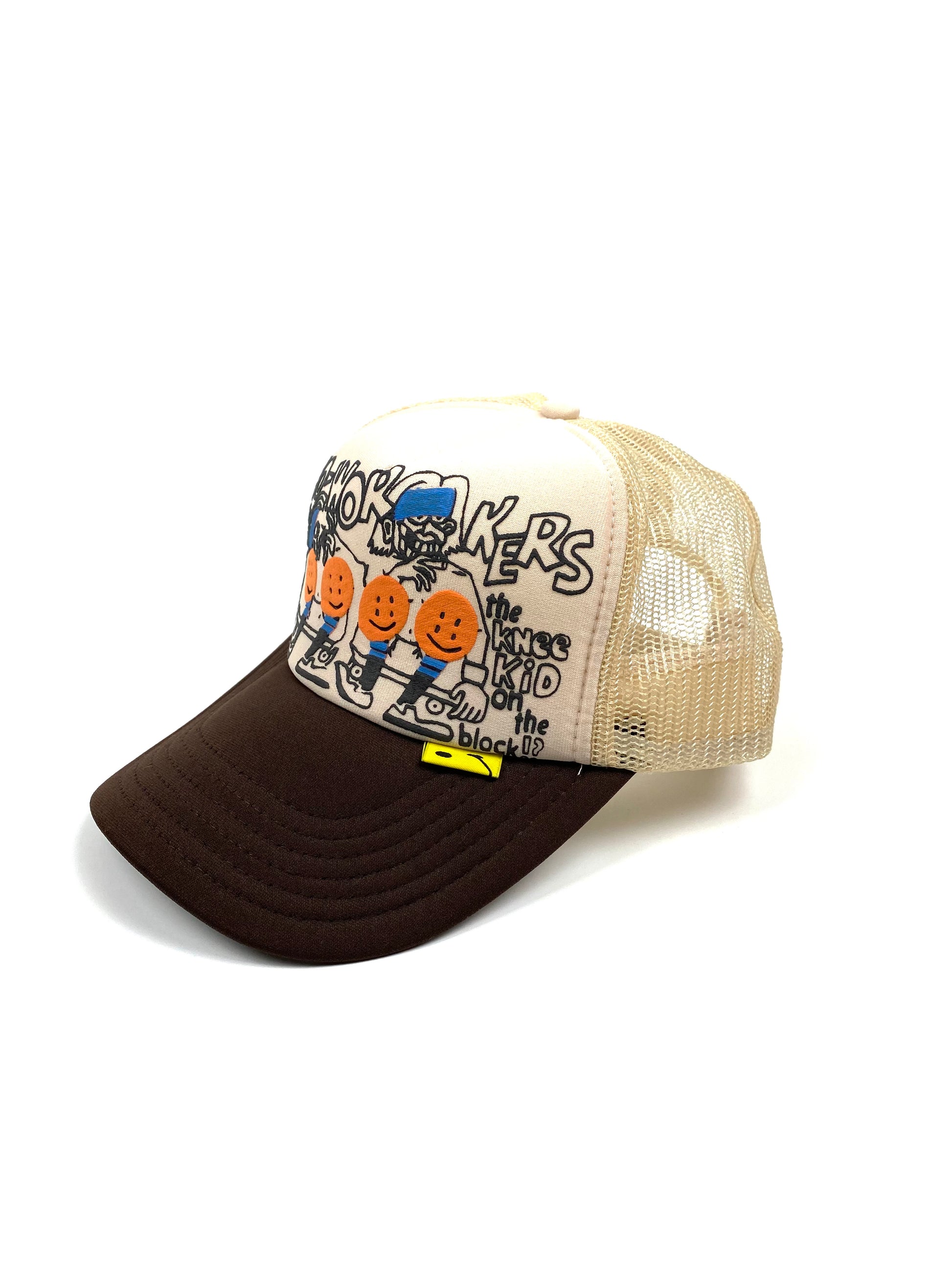 Kapital "Knee Kid On The Block" Cream Trucker Hat