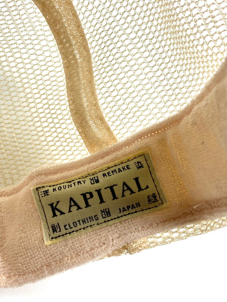 Kapital "Knee Kid On The Block" Cream Trucker Hat