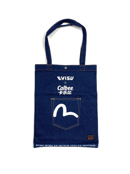 Evisu x Calbee Denim Tote Bag