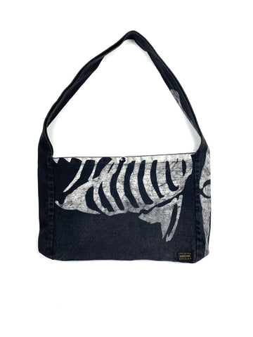 Kapital Skeleton Denim Shoulder Bag