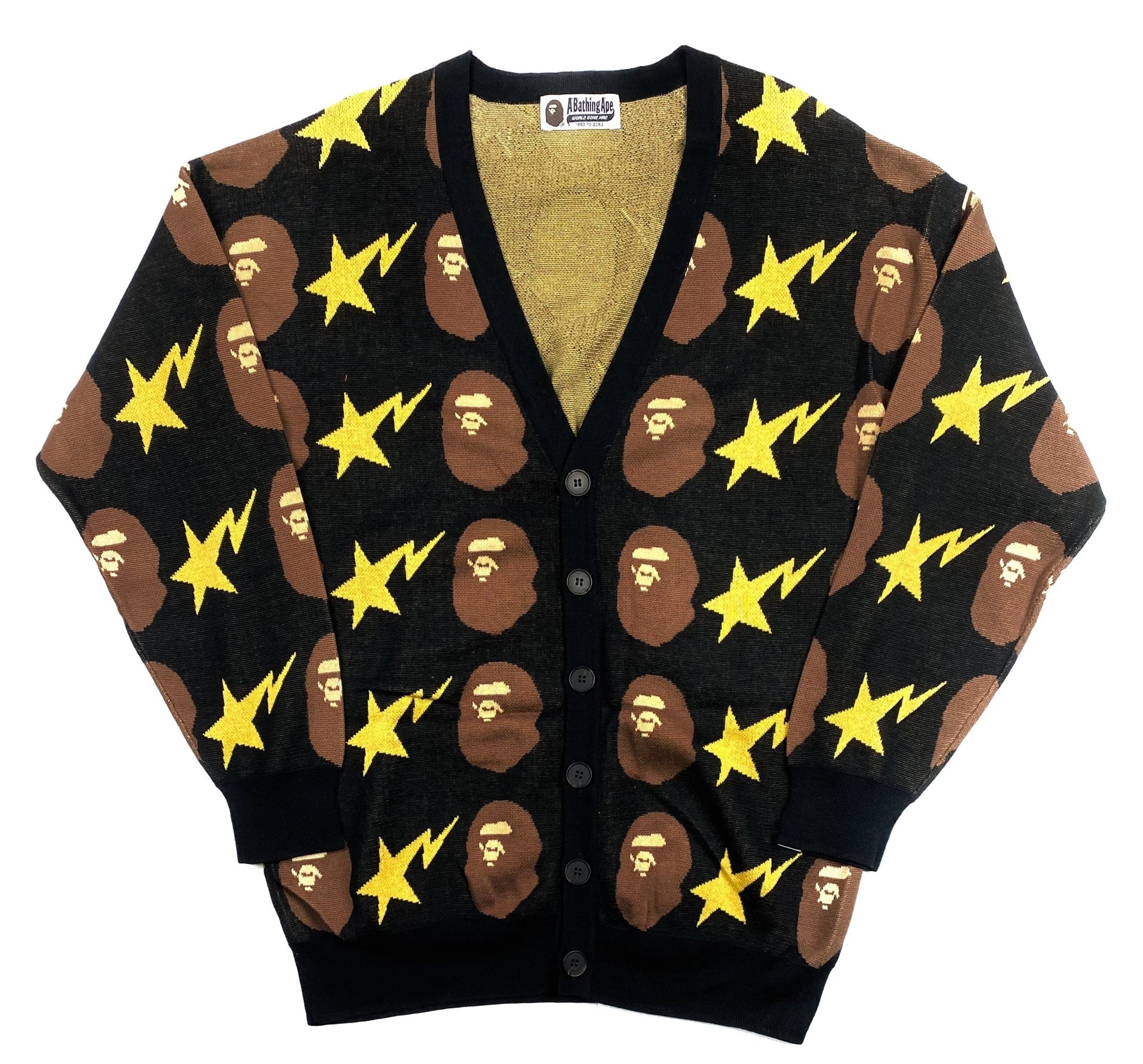 BAPE Star Head Monogram Cardigan Knitwear