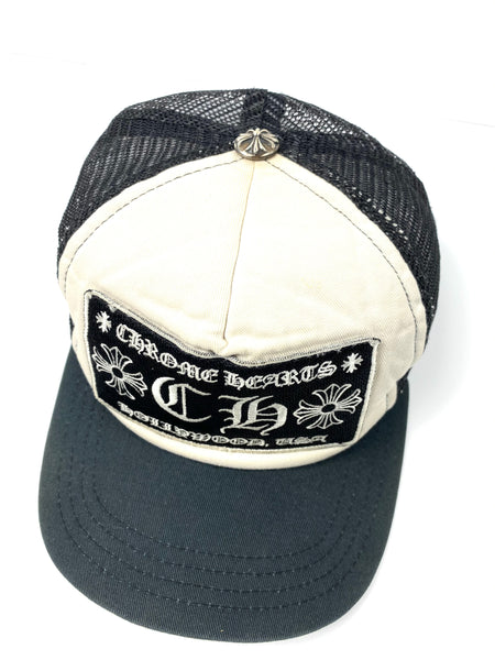 ChromeHearts Black Trucker Hat