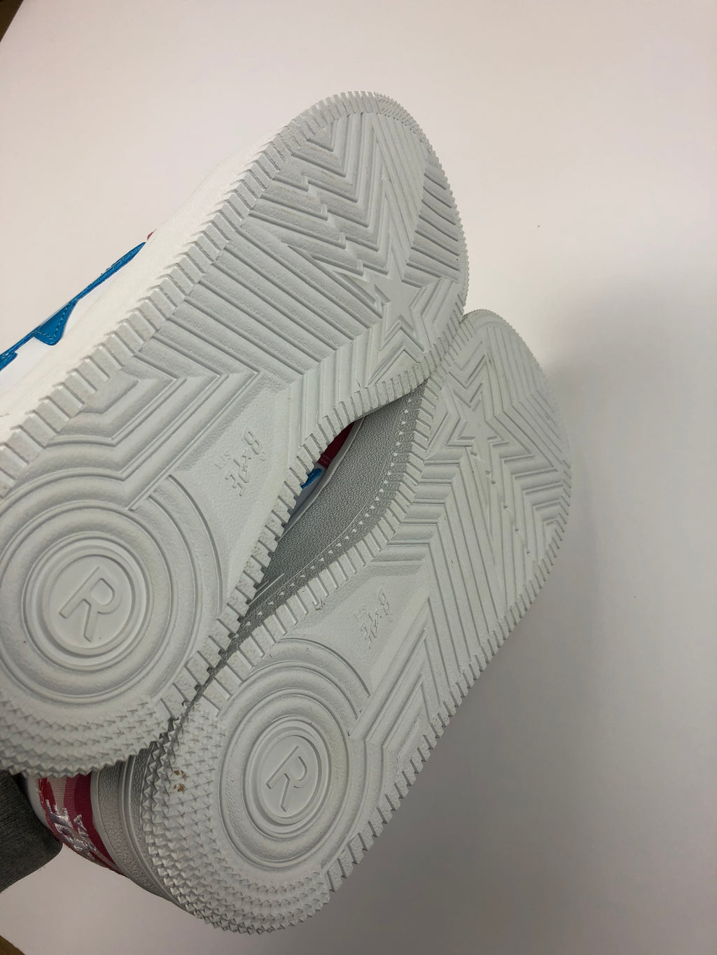 BAPESTA Pink Camo Blue Star Low Top