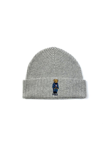 Polo Bear By Ralph Lauren Grey Beanie