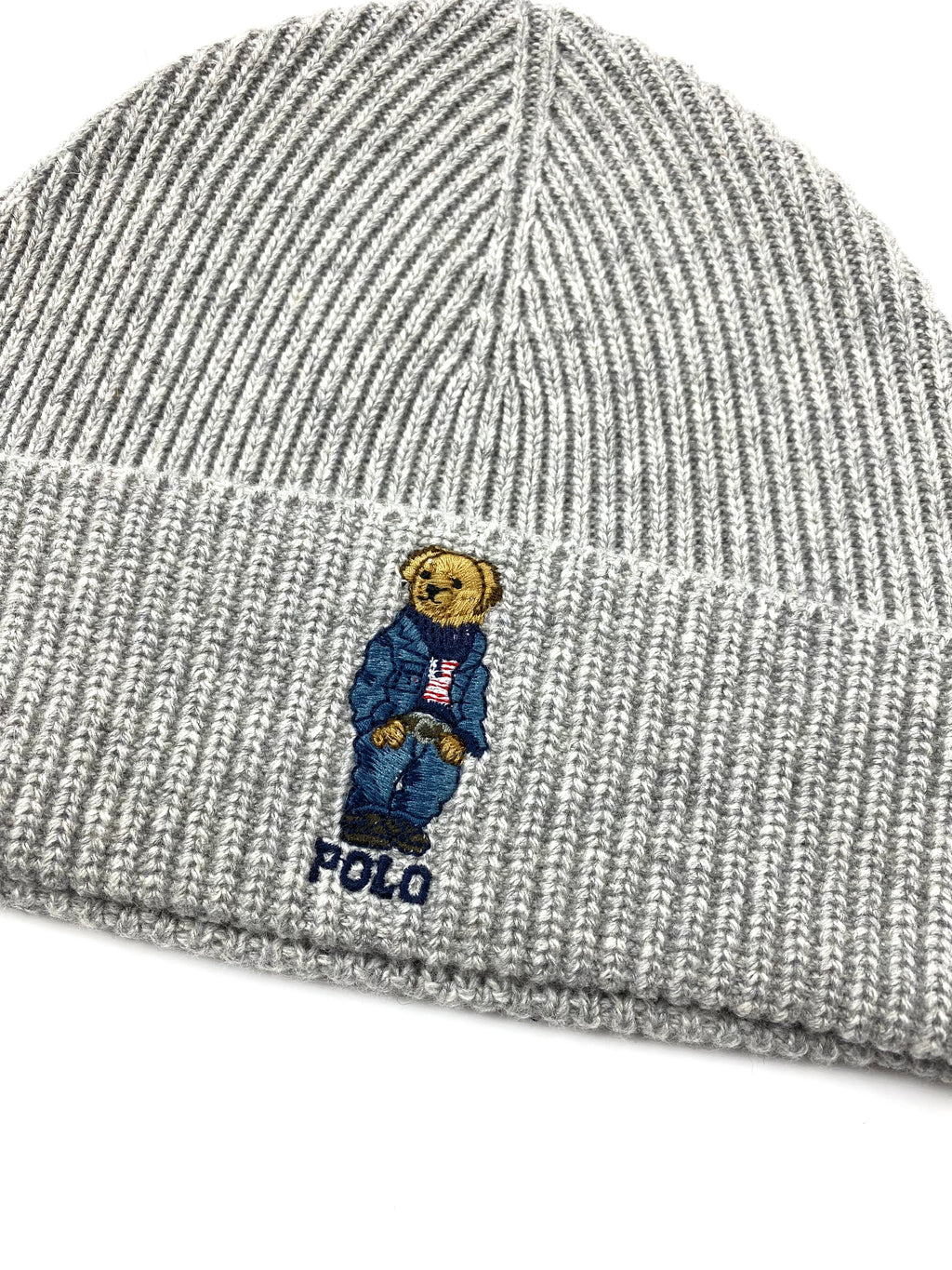 Polo Bear By Ralph Lauren Grey Beanie