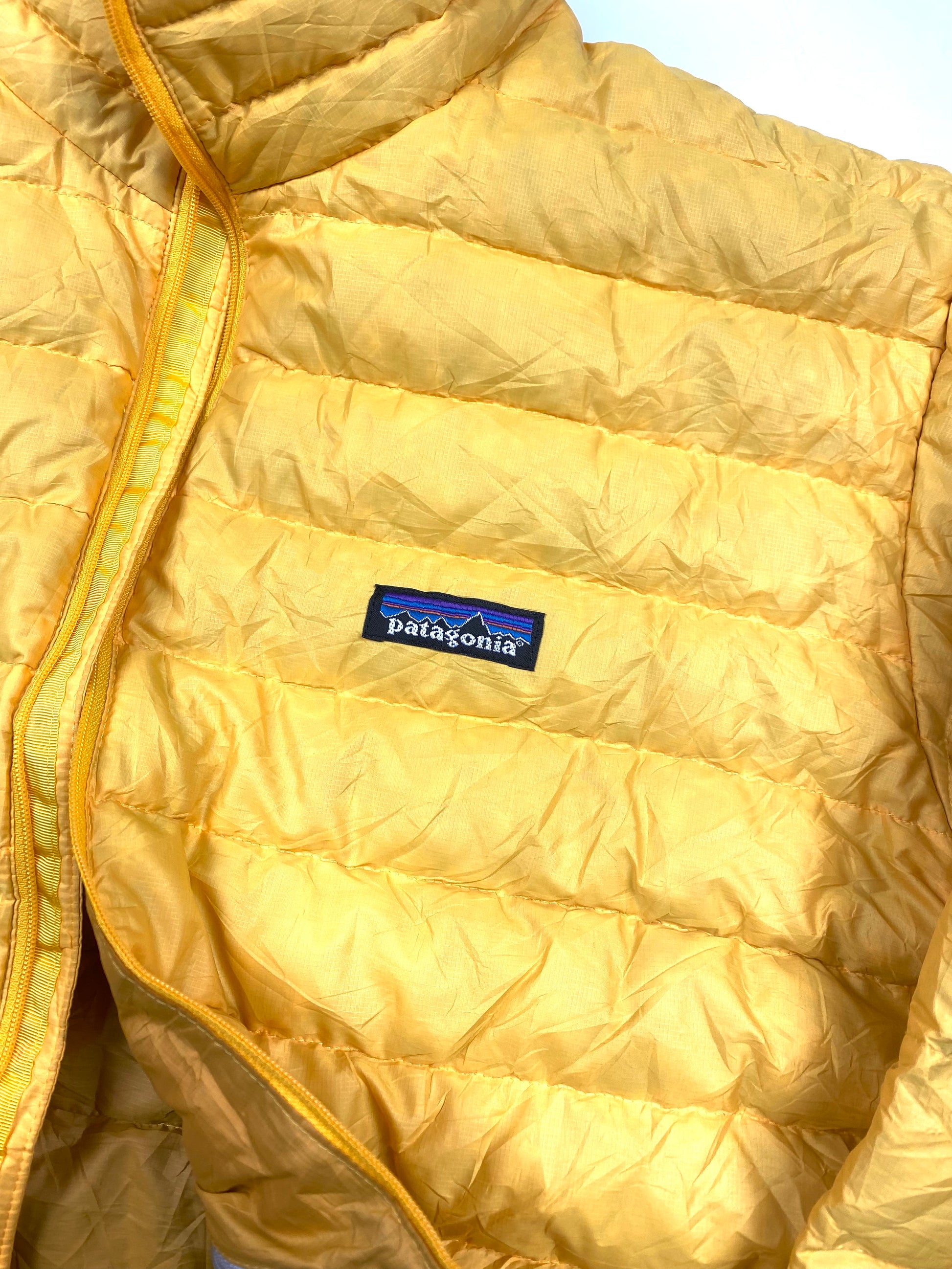 Vintage Patagonia Yellow Light Down Puffer Jacket