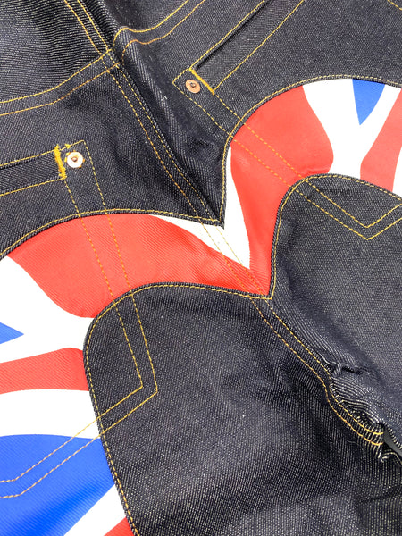 Evisu UK Flag Daicock Raw Denim Jean