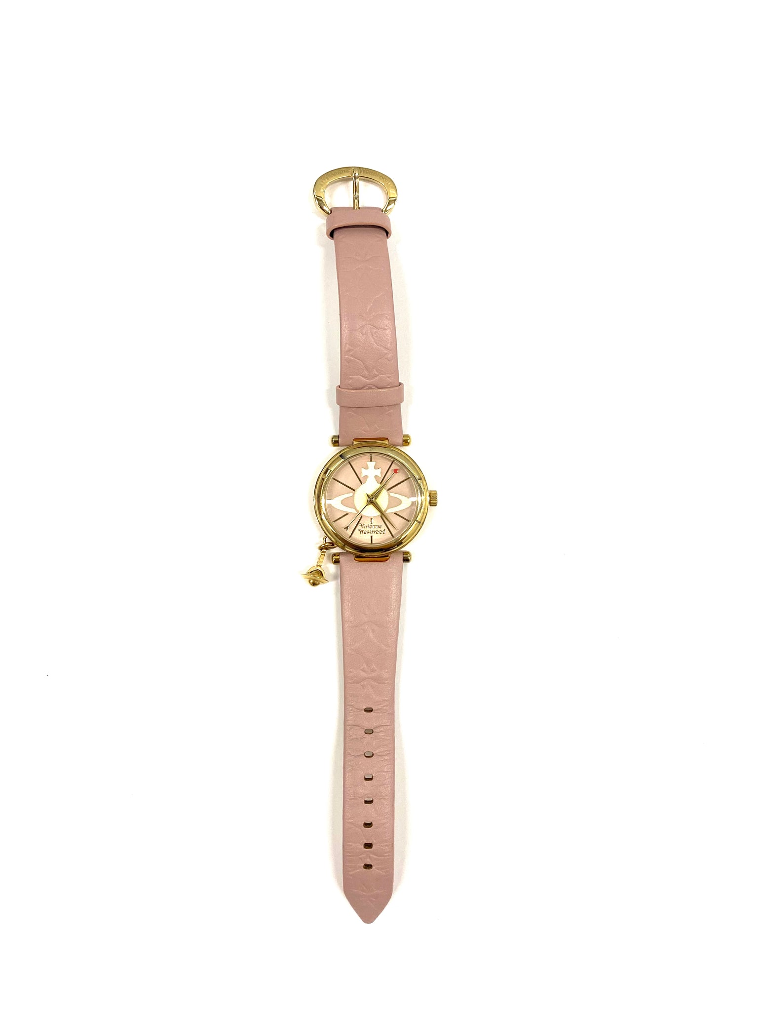 Vivienne Westwood Pink Leather Watch