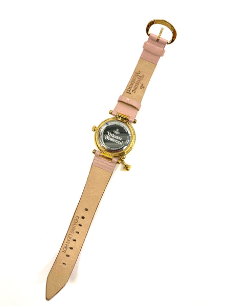 Vivienne Westwood Pink Leather Watch