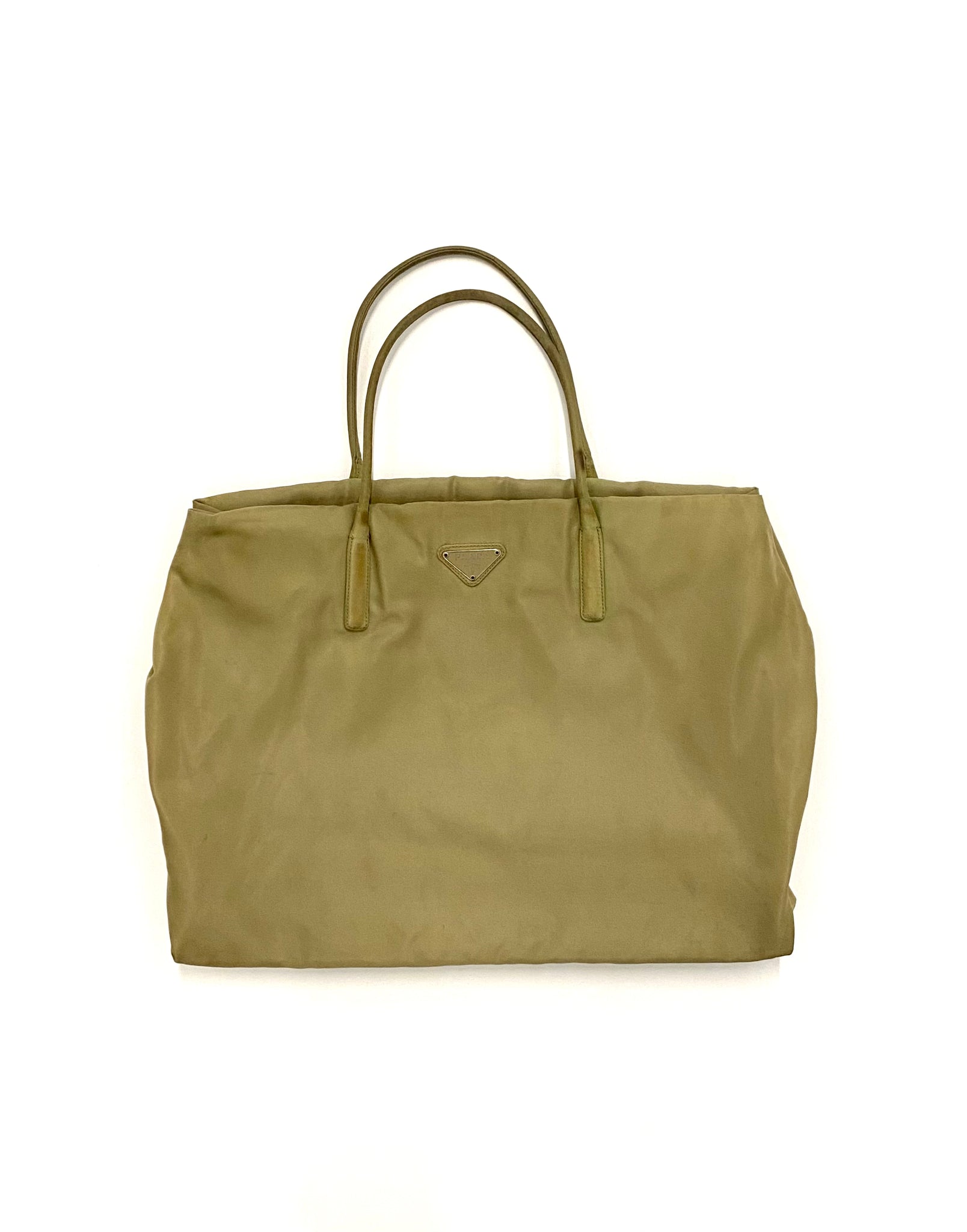PRADA Vintage Olive Tote Bag