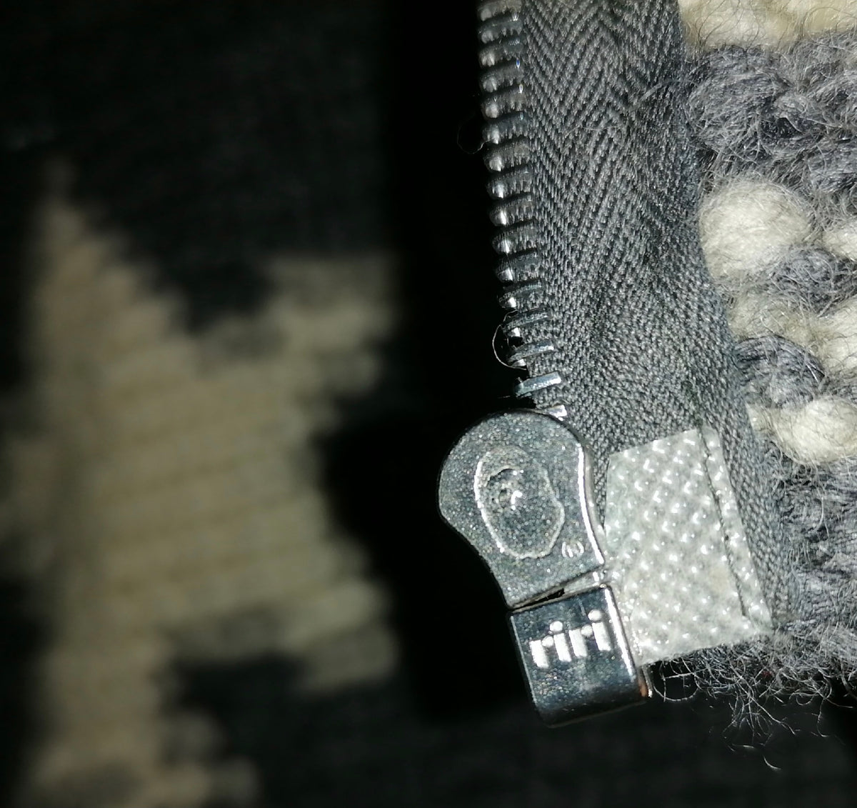 BAPE OG Sta Cochiwan Knitted Zip Sweater Jacket