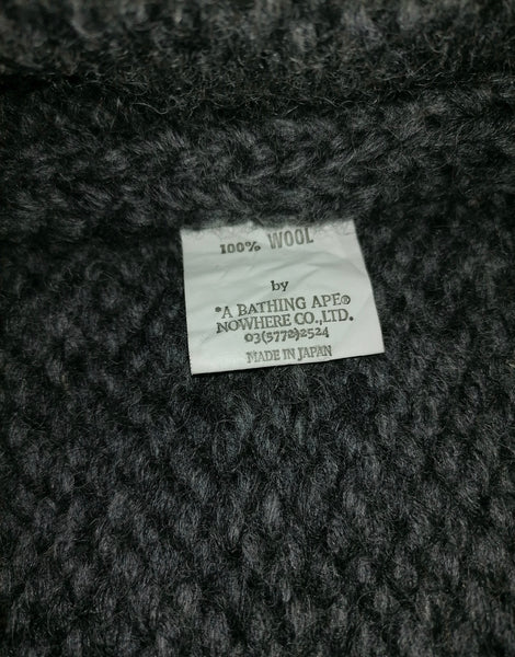 BAPE OG Sta Cochiwan Knitted Zip Sweater Jacket