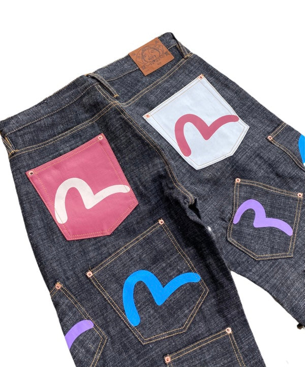 Evisu Multi-Pockets Denim Jean