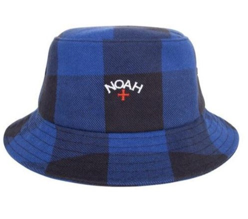 Noah Denim Buffalo Plaid Crusher Bucket Hat